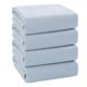 thumbnail image 1 of 100% Algodón Textura Baño Toallas - Juego de 4 Suave y Grueso Absorbente Gofre  Tejido Toallas 27 x 54 Pulgadas Perfecto para Diario Uso Azul Spa, 1 of 8