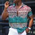 thumbnail image 1 of Ropa de playa de coco hawaiana de moda para hombre, ropa informal con gráficos florales en HD, suaves y cómodas, blusas de talla grande, nuevo estilo, 1 of 6