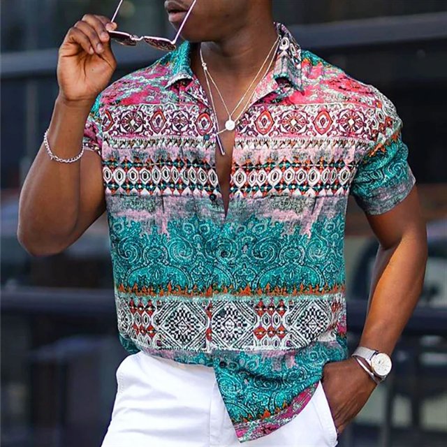 Ropa de playa de coco hawaiana de moda para hombre, ropa informal con gráficos florales en HD, suaves y cómodas, blusas de talla grande, nuevo estilo