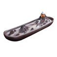 thumbnail image 2 of Incensario de aroma con quemador de reflujo, figura decorativa artística para oficina, dormitorio o yoga. montañas, 2 of 9
