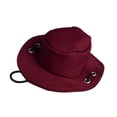 thumbnail image 4 of lionlar 1/12 Mini Cowboy Hat Small Cap Model Action Figure Accessory for Figure Accs Red, 4 of 9
