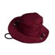 thumbnail image 4 of Sombrero de vaquero en miniatura a escala 1:12, sombrero decorativo para muñeca. Rojo, 4 of 9