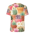 thumbnail image 3 of Balery Succulent And Cactus Baseball Jersey for Men Casual Button Down Shirts Short Sleeve Active Team Sports Uniform-3X-Large, 3 of 9