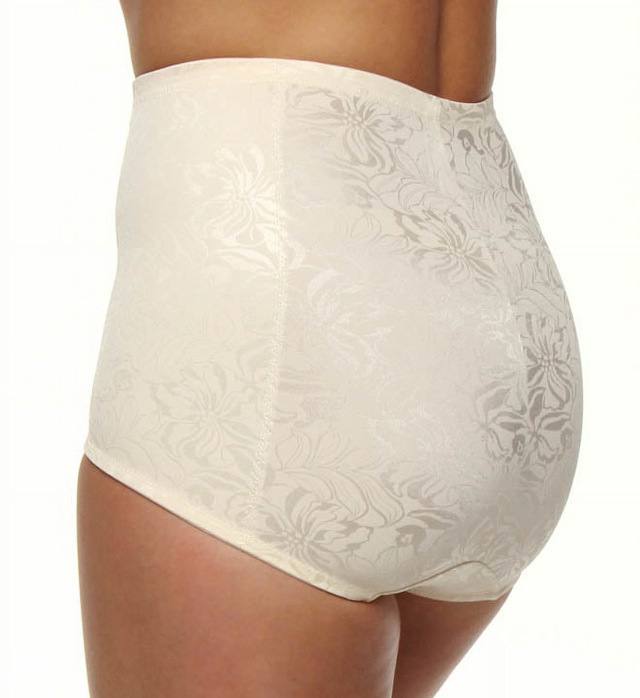 Vintage New With Tags Flexees Instant Slimmer® Floral Deluster Firm Control  Brief White 