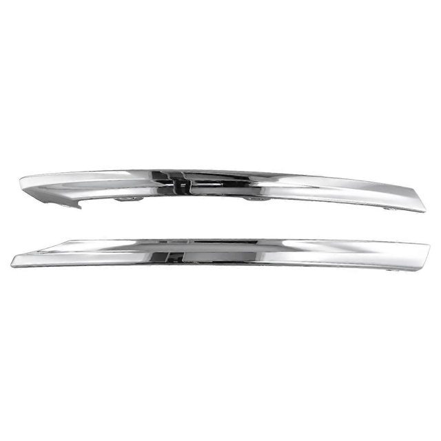 1 Pair for XC60 MK2 2022 Car Front Bumper Bright Strip Chrome Plated 32227905 32227906