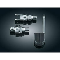 Kuryakyn 8079 Motorcycle Foot Control Component: ISO Stirrup Male Mount, Ch