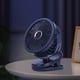 thumbnail image 5 of Ventilador Pequeño Ventilador de abrazadera de 10000 mAh Mini ventilador portátil ajustable de 4 engranajes para cocina (azul) Likrtyny Libre de BPA, 5 of 8