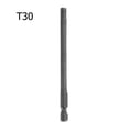 thumbnail image 1 of 1 Pcs Magnetic Torx Screwdriver Bit 100mm Long T30, 1 of 9
