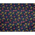 thumbnail image 4 of oneOone Polyester Lycra Fabric Leaves & Floral Block Printed Craft Fabric BTY 56 Inch Wide, 4 of 4