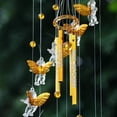 thumbnail image 4 of Decoración Colgante para Carillón de Metal perfecl 4 Tubos con Molino Angelo Windbell Church, 4 of 8