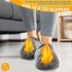 thumbnail image 2 of Usb Electric Heated Slippers Foot Warmers For Men Women, Plush Rechargeable Heating Shoes, Winter Warming Slippers, 2 of 5