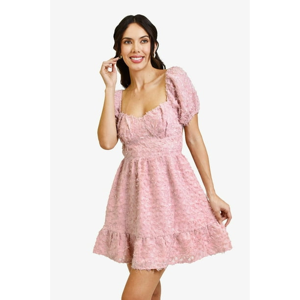 Vestido juvenil Roman Fashion 2777 Rosa M