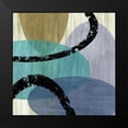 thumbnail image 2 of Marcon, Michael 15x15 Black Modern Framed Museum Art Print Titled - Elastic Blue III, 2 of 5