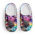 thumbnail image 3 of Kids Slippers Kirby House Slippers Warm Soft Plush Slipper Anti-Slip Winter House Shoes for Boys Girls, 3 of 7
