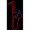 Black, variant on Saxophone Logo 1 Neon Sign, 37 x 3 x 20 in.