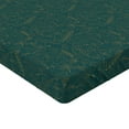 thumbnail image 4 of Ambesonne Forest Fitted Sheet, Nature Tropical Jungle Leafy, King Size, Dark Teal Earth Yellow, 4 of 5