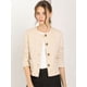 thumbnail image 2 of Chaqueta de Mujer Allegra K con Botones Cortos Ligeros Vintage de Otoño con bolsillos Beige S, 2 of 6