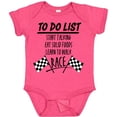 thumbnail image 3 of Inktastic To Do List Funny Racing for Baby Boys or Girls Baby Bodysuit, 3 of 5
