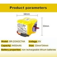 thumbnail image 4 of BR-2/3AGCT4A BR2/3AG BR2/3AGCT4A Battery for FANUC A98L-0031-0025 w/plug, 4 of 6