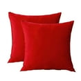 thumbnail image 2 of Decorative Throw Pillows Covers Case Couch for Car Decor Home Sofa Bedroom Decor Pillow Covers18X18 Set Of 2 Decorations Indoor Throw Pillows for Home Couch Sofa Bed,Red, 2 of 3