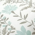 thumbnail image 3 of Lush Decor Aprile Soft Reversible Floral Comforter Set, 8 Piece Set, Queen, Blue & Gray - Beautiful Queen Bedding Sets - Blue Comforter - Spring Decor - Cottage & Farmhouse Bedroom Decor, 3 of 11