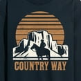 thumbnail image 3 of Instant Message - Country Way - Men's Long Sleeve T-Shirt, 3 of 6