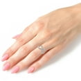 thumbnail image 4 of Galaxy Gold 14K Solid Gold Natural Diamond Ring for Women - White Gold Fine Jewelry, 4 of 4