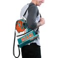 thumbnail image 2 of Football Drawstring Backpack, Football Drawstring Bag for Women Men, Best Football Gift For Men Women Football Fans., 2 of 5