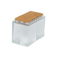 thumbnail image 6 of Flyshop 8PCS Rectangle Chair Leg Caps with Felt Pads PVC Protective Feet Cap Prevent Scratches Reduce Noise Felt Furniture Pads, Transparent Floor Protectors, Length 39 to 48mm, Width 24 to 30mm, 6 of 6