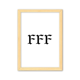 thumbnail image 1 of Cuadro de madera decorativa FFF furia de sola A4, 1 of 3