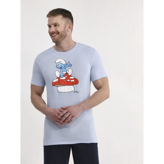 Smurfs Men’s & Big Men's Graphic Tee Shirt, Sizes XS-3XL