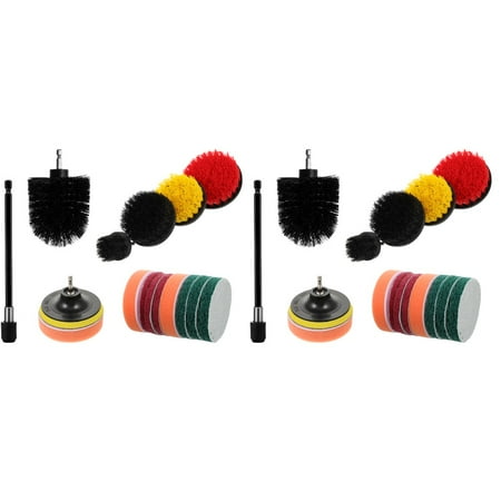 

FRCOLOR Drill Brush Brush Attachment Scrub Bristle Cleaning For Set Brushes Polish Drill Extended Scrubber Scrub Kit Brushes Set