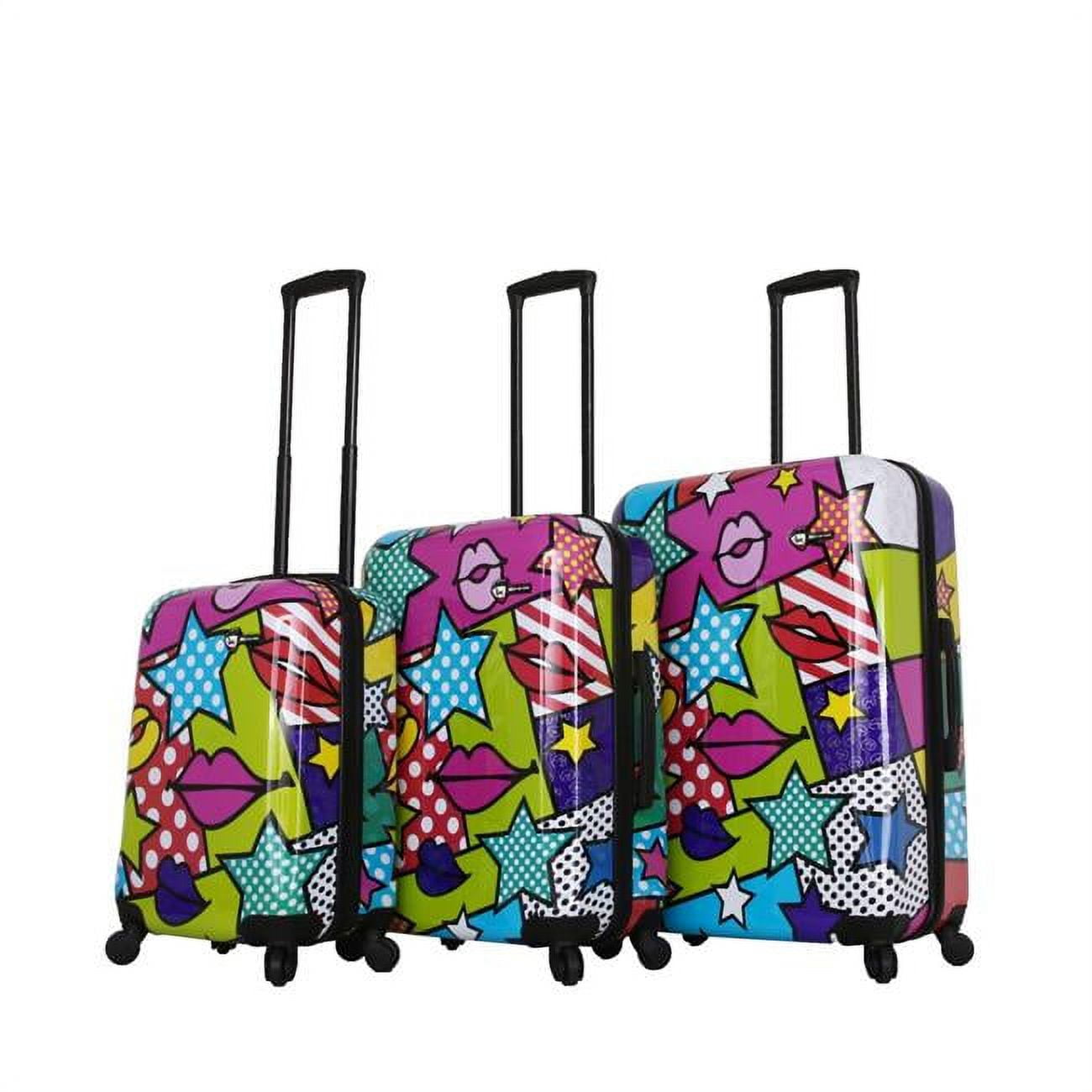 Mia Toro Italy M1310NN-03PC-STK Stars & Kisses Hardside Spinner