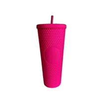STARBUCKS NEON PINK STUDDED VENTI 24OZ TUMBLER COLD CUP FALL 2021