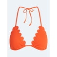 thumbnail image 5 of Free Assembly Women's Scalloped Textured Triangle Bikini Top, Sizes XS-XL, 5 of 5