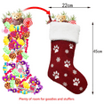 thumbnail image 2 of Adorno navideño de medias a cuadros de búfalo con puños de felpa para decoraciones navideñas para fiestas MFZFUKR CPB-SSW08-1, 2 of 5