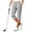 Gray, variant on Yogo Capris Pants for Women Solid Color Slim Fit Running Pants with Pockets High Waist Seamless Tummy Control Stretch Skinny Pants Stretch with Button Slimming Lightweight Outdoor Beach Run