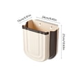 thumbnail image 3 of Collapsible Hanging Trash Can for Kitchen Cabinet Door, Plastic Foldable Waste Bin, Small Wall Mounted Garbage Bin for Kitchen, Bathroom, Bedroom Countertop, 3 of 6