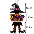 thumbnail image 1 of Decoración de Halloween para el hogar, adorno colgante de murciélago, Calavera, fantasma, guirnalda de terror terrorífica, suministro para fiesta de Halloween, decoraciones de Casa Encantada, 1 of 4
