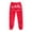 Red, variant on Fiaer Baggy Sweatpants Women Letter Printed High Waisted Pants Plus Size Trendy Casual Pocket Comfort Trousers White XL