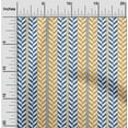 thumbnail image 1 of oneOone Coton Tissu Cambier Rayures & Chevrons Géométriques Tissu Imprimé BTY 56 Pouces de Large, 1 of 1