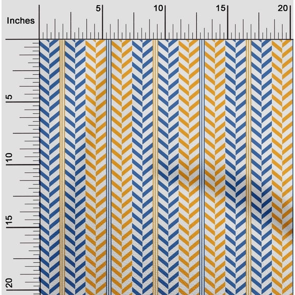 oneOone Silk Tabby Fabric Stripe & Herringbone Geometric Decor Fabric Printed BTY 42 Inch Wide