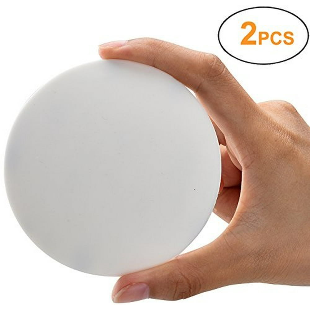 door knob wall shield , white round soft rubber wall protector self