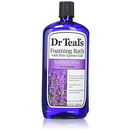 Dr. Teal's Foaming Bath, Lavender, 34 Fluid Ounce,Pack of
