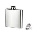 thumbnail image 1 of serony Mini Flacon Portable de Hanche 4 5 6 7 8 9 10 18 oz Bouteille d'Alcool en Acier Inoxydable avec Bouchon Entonnoir, 1 of 7