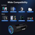 thumbnail image 6 of Usb C Car Charger,HopePow Dual Port PD 20W QC&3.0 Usb C Type C Car Charger Adapter Fast Charging for Android Samsung iPhone 15 Fast Car Charger, 6 of 6