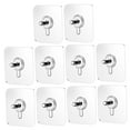 thumbnail image 4 of PBPBOX 10Pcs Invisible Adhesive Plate Hanger Furniture Clear Hanger Pads with Acrylic Seamless Design Wall, 4 of 8