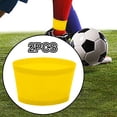thumbnail image 4 of Soportes para espinilleras de silicona, espinilleras fijas, cómodas y antideslizantes, espinilleras de fútbol Amarillo, 4 of 8