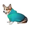 thumbnail image 6 of Uemuo Green Turquoise Teal for Winter Dog Hoodie Sweatshirts with Pockets Warm Dog Clothes for Small Dogs Chihuahua-XX-Large, 6 of 8