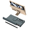 thumbnail image 5 of Case Compatible with Samsung Galaxy Z Fold 4 with Screen Protector Kickstand Full Body Protective Case with Magnetic Hinged-Gold, 5 of 6